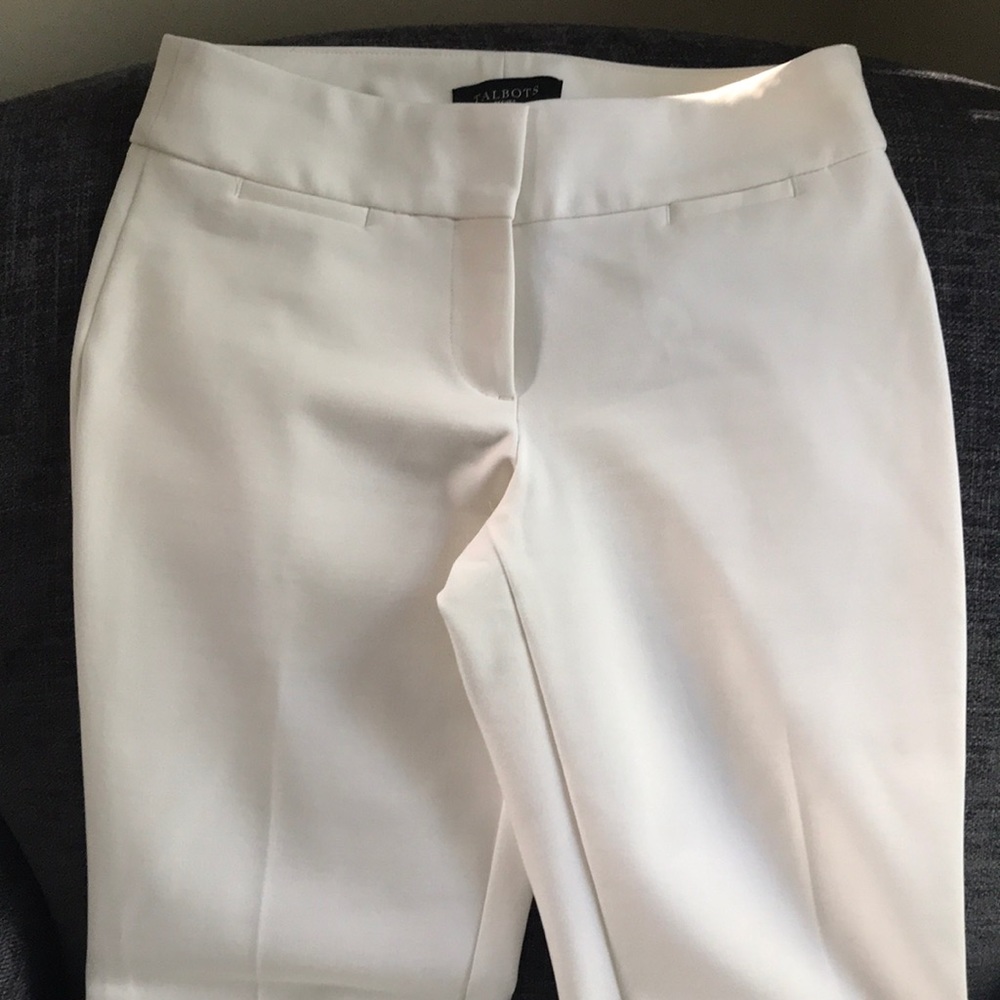 Talbots Petite Off White Pants!!